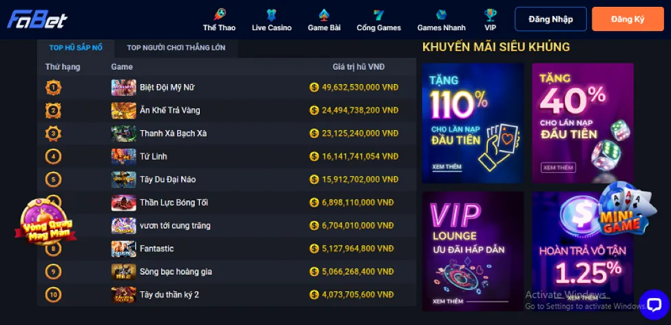 Trò chơi slot mới 'Kho Báu Rồng Vàng'